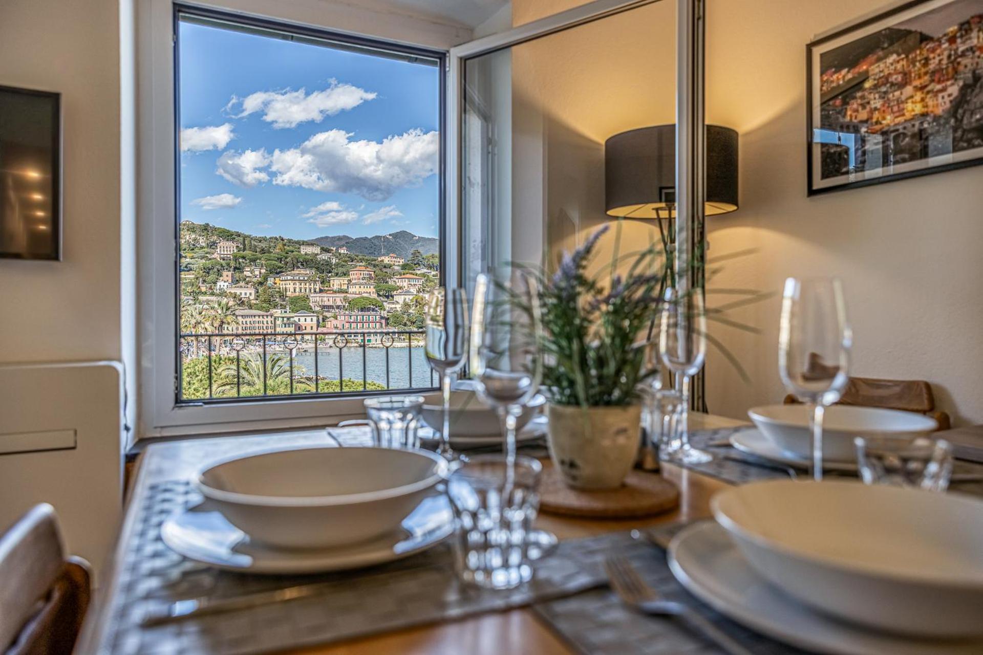 Cozy Apartment - Relax E Vista Mare Da Sogno Santa Margherita Ligure Exteriör bild